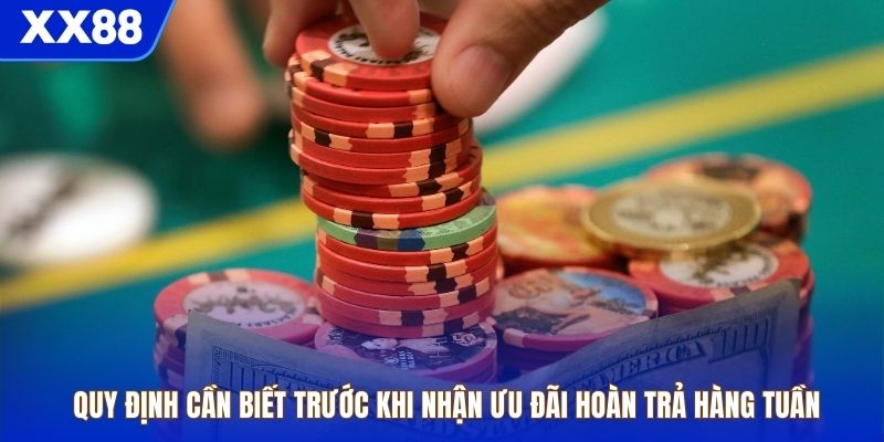 Quy định cần biết trước khi nhận ưu đãi hoàn trả hàng tuần