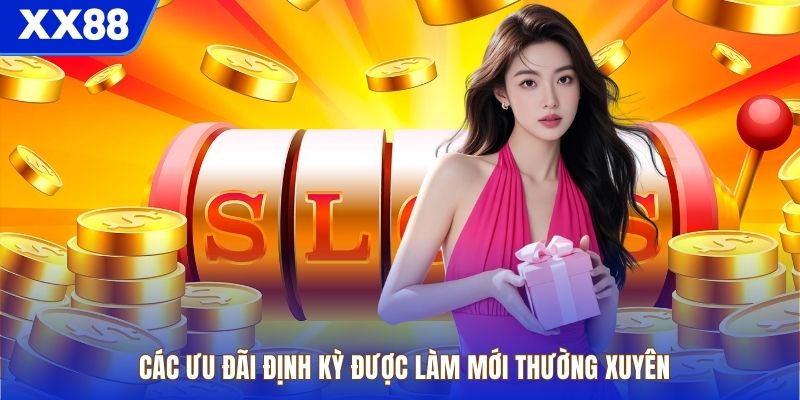 Các ưu đãi định kỳ được làm mới thường xuyên